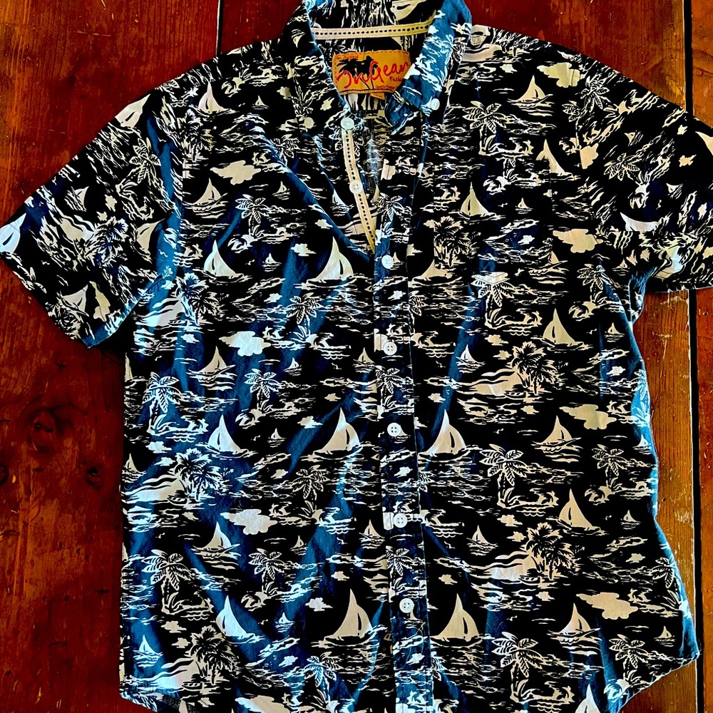 Boys Original InGear Hawaiian Aloha shirt